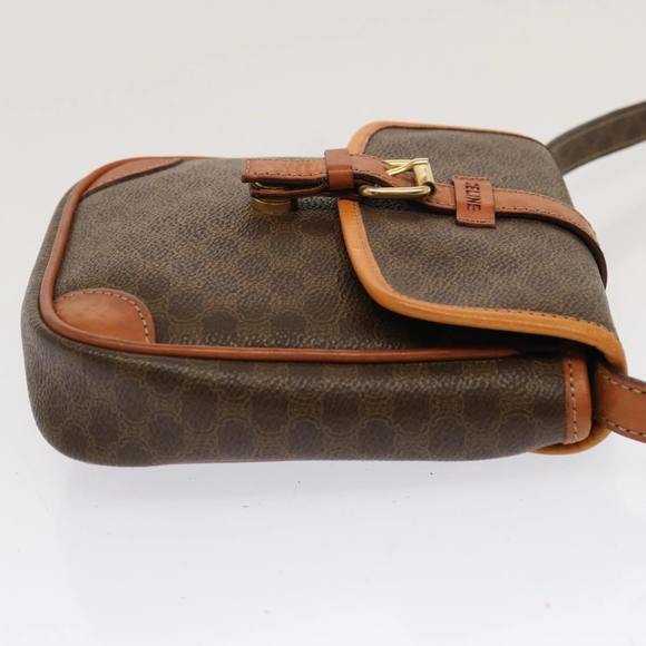 CELINE Macadam Canvas Shoulder Bag PVC Brown Auth ep3998 - Picture 4 of 16